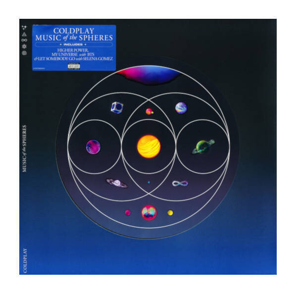 Coldplay Music Of The Spheres LP Vinyl Record Cyprus