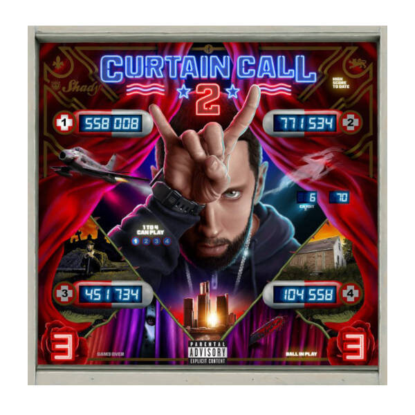 Eminem - Curtain Call 2 2LP Vinyl Records Eminem - Curtain Call 2 2LP Vinyl Records