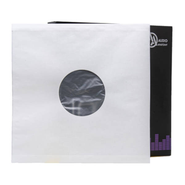 25x White Antistatic Polyethylene LP  Vinyl Record Inner Sleeves