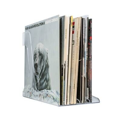 Audio Anatomy Retro LP Vinyl Record Stand Crystal Clear