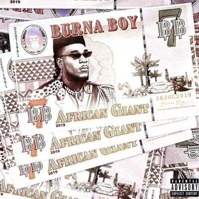 Burna Boy - African Giant 2LP Vinyl Records Burna Boy - African Giant 2LP Vinyl Records