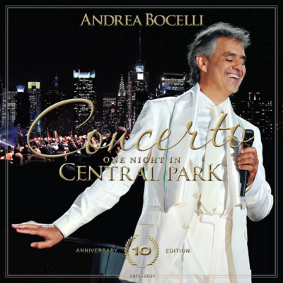 Andrea Bocelli - Concerto (One Night In Central Park) 10th Anniversary Edition 2LP Vinyl Records