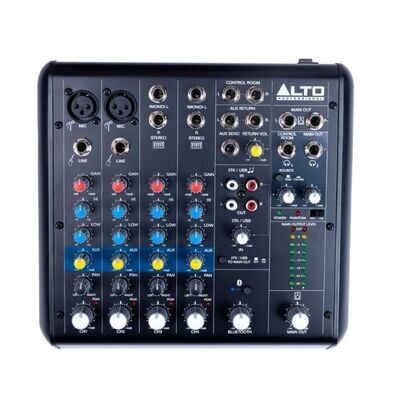 Alto TRUEMIX 600 6-Channel Compact Mixer with USB and Bluetooth