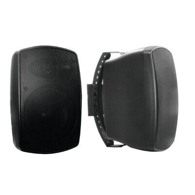 OMNITRONIC OD-5T Weatherproof Wall Speaker 100V Black (Pair)