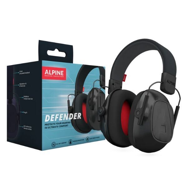 Alpine Hearing Protection Defender Earmuff Alpine Hearing Protection Defender Earmuff