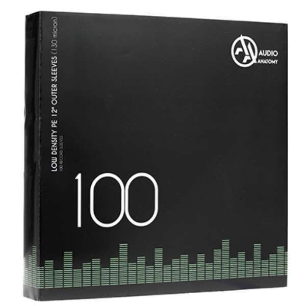 100x Polythene LP Vinyl Record Outer Sleeves