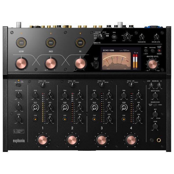 AlphaTheta Euphonia Professional 4-channel Rotary Mixer