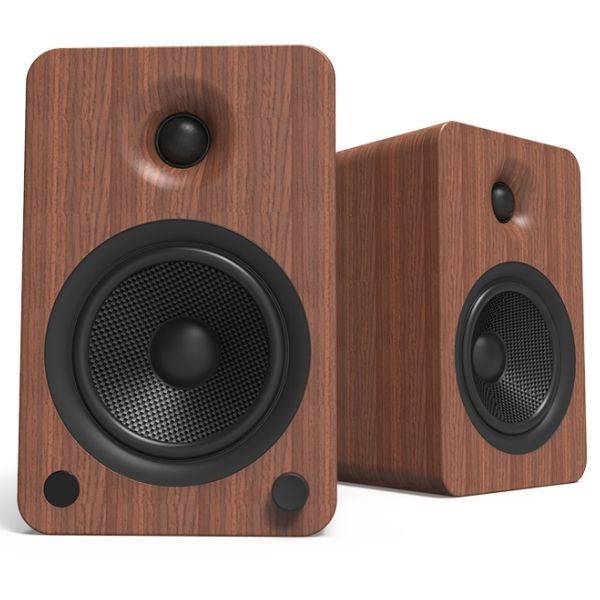 Kanto Audio YU6 6" Premium Powered Speakers Matte Walnut (Pair)