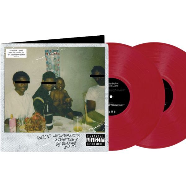 Kendrick Lamar - Good Kid mAAd City (Limited 10th Anniversary Edition Opaque Red) 2LP Vinyl Records