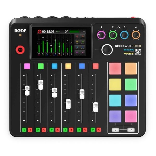 RODE Rodecaster Pro II Integrated Audio Production Studio Mixer