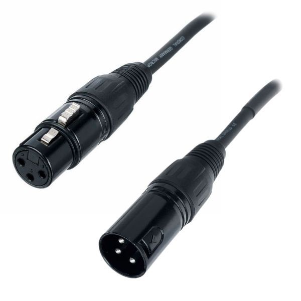 Cordial EM 2.5 FM XLR Male to XLR Female Microphone Cable 2.5m