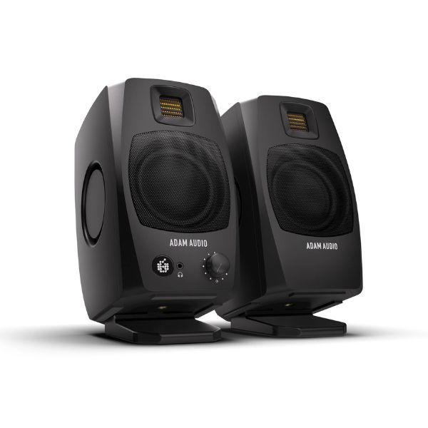 Adam Audio D3V Active Desktop Monitor System Speaker Set (Black)