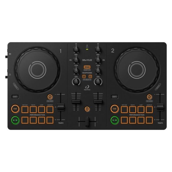 AlphaTheta DDJ-FLX2 Rekordbox & Serato DJ Lite Compact DJ Controller