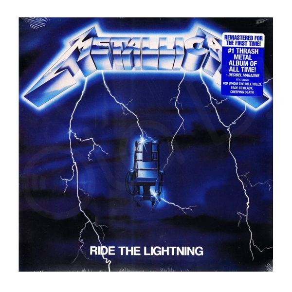 Metallica - Ride The Lightning LP Vinyl Record Metallica - Ride The Lightning LP Vinyl Record