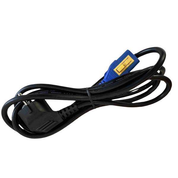 Power Cable Blue Locking EU Cable 1.8m