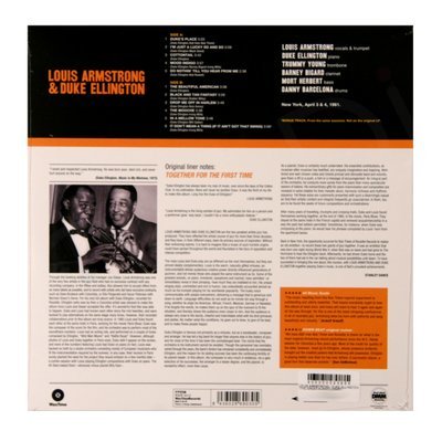 Louis Armstrong & Duke Ellington ‎– The Great Summit LP (180g)