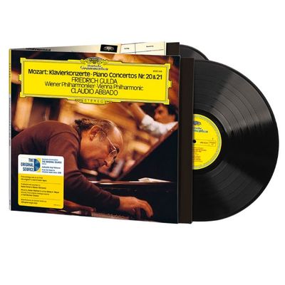 Mozart, Friedrich Gulda, Vienna Philharmonic Orchestra, Claudio Abbado - Piano Concertos Nr. 20 & 21 2LP Vinyl Records
