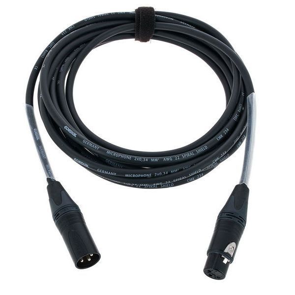 Cordial CPM 5 FM 234 XLR Male to XLR Female Microphone Cable 5m