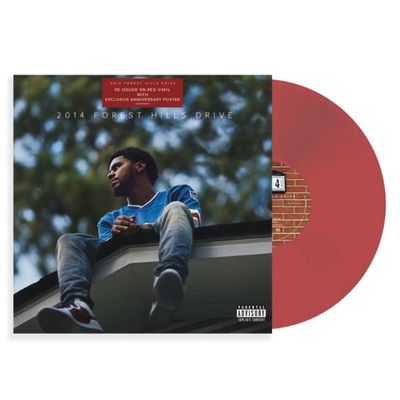 J Cole - 2014 Forest Hills Drive (10 Year Anniversary) 2LP Vinyl Records J Cole - 2014 Forest Hills Drive (10 Year Anniversary) 2LP Vinyl Records