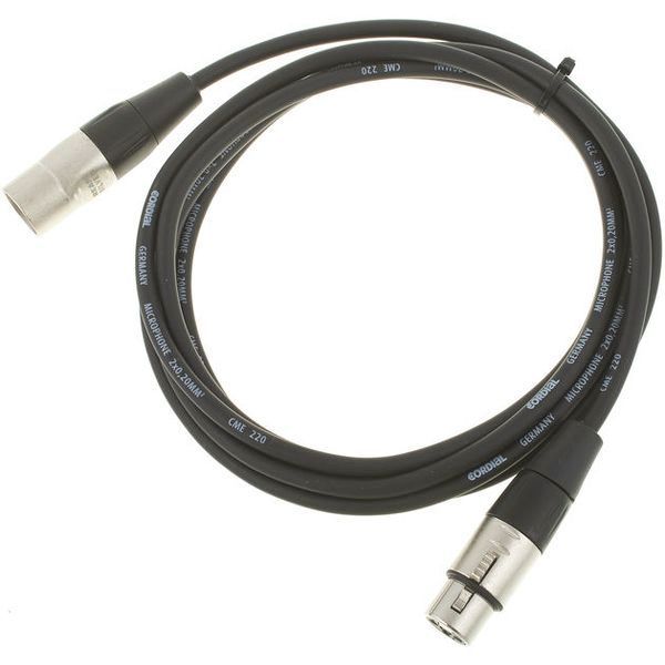 Cordial CFM 2.5 FM XLR Male to XLR Female Microphone Cable 2.5m