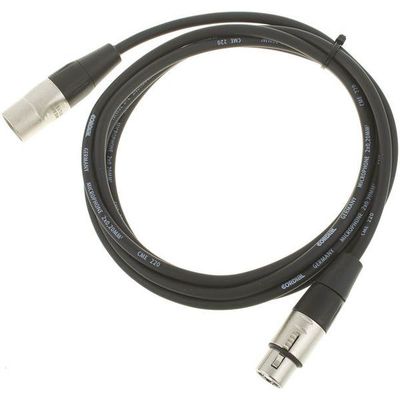 Cordial CFM 2.5 FM XLR Male to XLR Female Microphone Cable 2.5m Cordial CFM 2.5 FM XLR Male to XLR Female Microphone Cable 2.5m