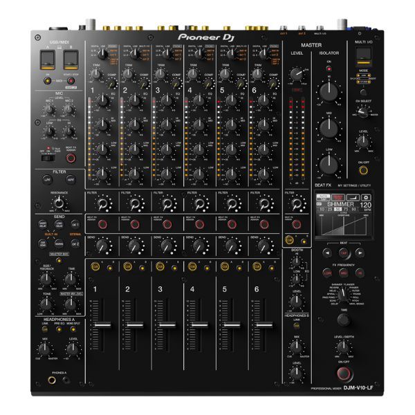 Pioneer DJM-V10-LF 6-Channel Long Fader Professional DJ Mixer
