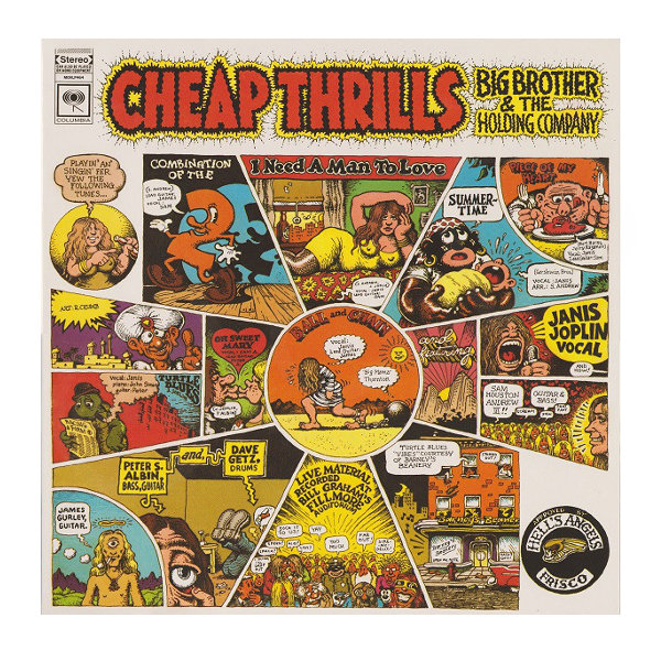 Big Brother & The Holding Company Feat Janis Joplin - Cheap Thrills LP Vinyl Record