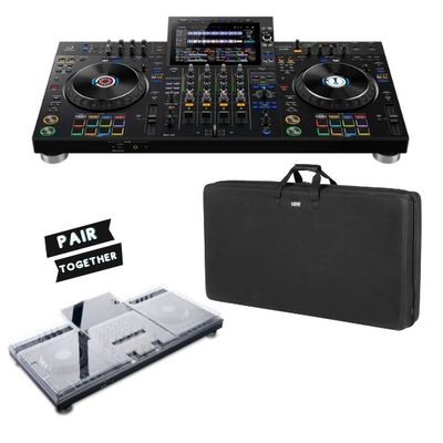 AlphaTheta XDJ-AZ 4-Channel Professional All-in-One DJ System + UDG Creator Hardcase + Decksaver Bundle