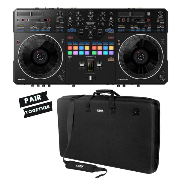 Pioneer DDJ-REV5 Rekordbox & Serato DJ Pro Controller + UDG Creator Hardcase Bundle