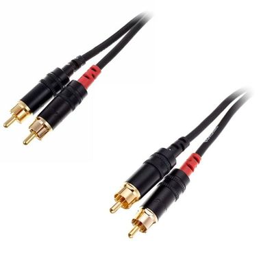 Cordial CFU 1.5 CC RCA - RCA Stereo Audio Cable 1.5m Cordial CFU 1.5 CC RCA - RCA Stereo Audio Cable 1.5m