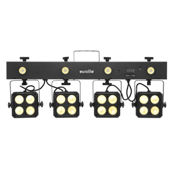 Eurolite LED KLS-180 Compact Light Set with 4 RGBW spots and 4 white strobe LEDs