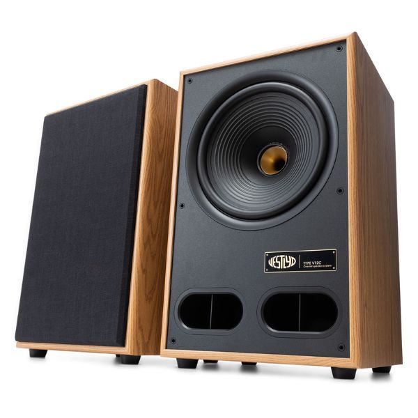 Vestlyd V12C Coaxial Loudspeakers Oak (Pair)