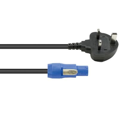 Eurolite Power Cable Powercon With UK Plug 1.2m
