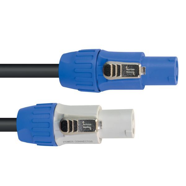 Eurolite Power Cable Powercon Blue To Powercon Grey 1.5m
