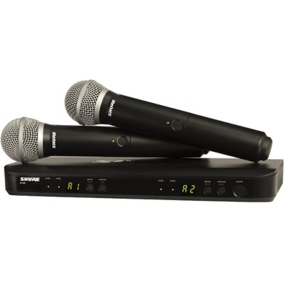 Shure BLX288/PG58 Dual Handheld Wireless Vocal Microphones