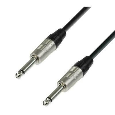Adam Hall 6.3mm Jack mono - 6.3mm Jack mono 3m Instrument Cable