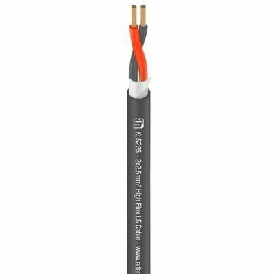 Adam Hall Flexible Speaker Cable 2 x 2.5 mm² Black/m