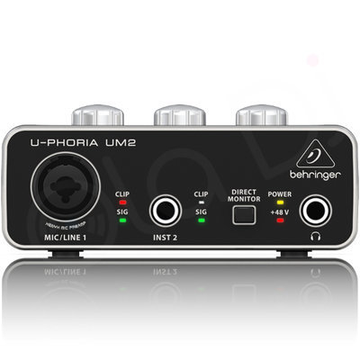Behringer U-Phoria UM2 USB Sound Card Behringer U-Phoria UM2 USB Sound Card