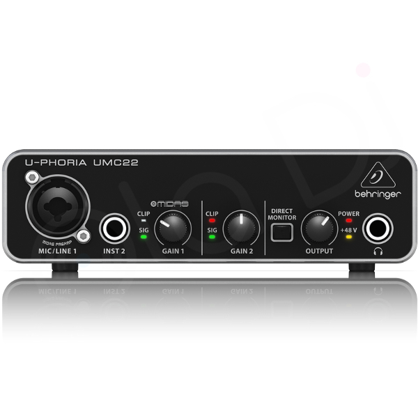 Behringer U-Phoria UMC22 USB Audio Interface