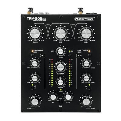 Omnitronic TRM-202MK3 2-Channel Rotary DJ Mixer Omnitronic TRM-202MK3 2-Channel Rotary DJ Mixer
