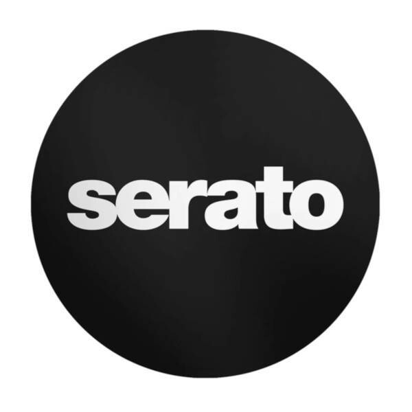 12" Serato 'Butter Rug' Slipmats Black (Pair)