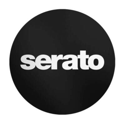 12" Serato 'Butter Rug' Slipmats Black (Pair)