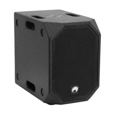 Omnitronic Set BOB-10A Active Subwoofer + 4x BOB-4 Satellite Speakers (Black)