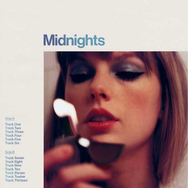 Taylor Swift - Midnights LP (Moonstone Blue) Vinyl Record