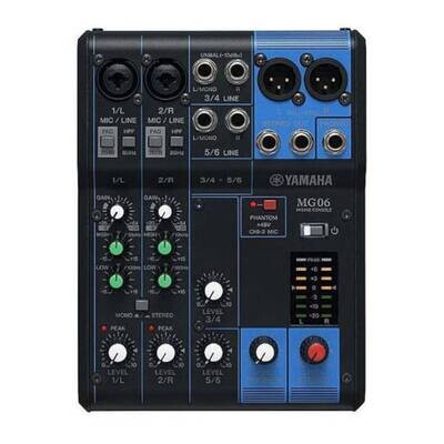 Yamaha MG06X PA 6-Channel Mixer With Effects