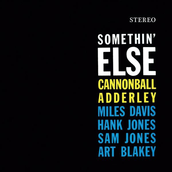 Cannonball Adderley - Somethin' Else LP Vinyl Record