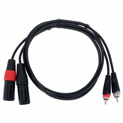 Cordial EU 1.5 MC 2 x RCA Male to 2 x XLR Male Cable 1.5m