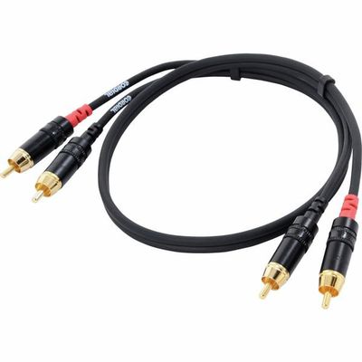 Cordial CFU 0.6 CC RCA - RCA Stereo Audio Cable 0.6m
