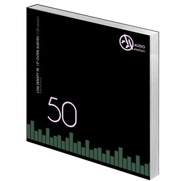 50x Polythene LP Vinyl Record Outer Sleeves