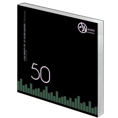 50x Polythene LP Vinyl Record Outer Sleeves